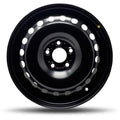 DTD - Steel - Black - Gloss Black - 16" x 6.5", 52 Offset, 5x108 (Bolt pattern), 63,30mm HUB