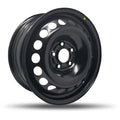 DTD - Steel - Black - Gloss Black - 16" x 6.5", 60 Offset, 5x112 (Bolt pattern), 57,10mm HUB