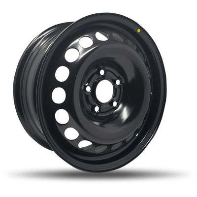 DTD - Steel - Black - Gloss Black - 16" x 6.5", 60 Offset, 5x112 (Bolt pattern), 57,10mm HUB