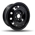DTD - Steel - Black - Gloss Black - 16" x 6.5", 42 Offset, 5x114.3 (Bolt pattern), 67,10mm HUB