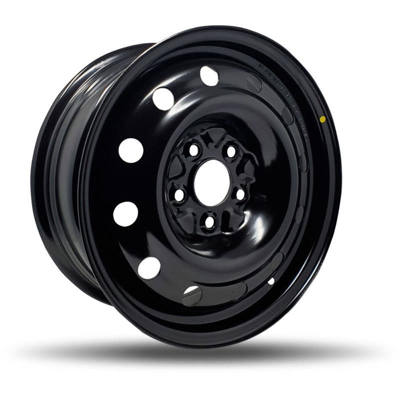DTD - Steel - Black - Gloss Black - 16" x 6.5", 42 Offset, 5x114.3 (Bolt pattern), 67,10mm HUB
