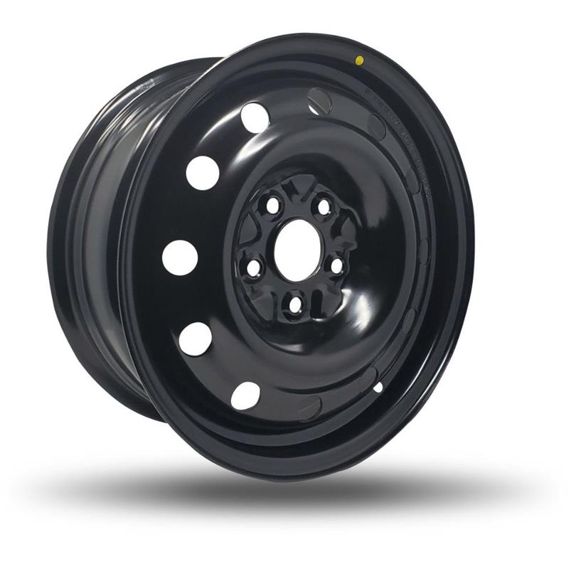 DTD - Steel - Black - Gloss Black - 16" x 6.5", 42 Offset, 5x114.3 (Bolt pattern), 64,10mm HUB