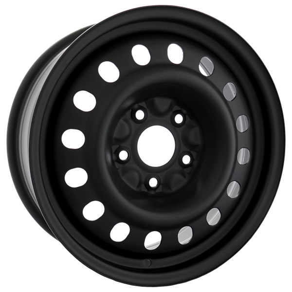 Envy Wheels - NX6 STEEL WHEEL - Black - FLAT BLACK - 17" x 7", 40 Offset, 5x127 (Bolt Pattern), 71.5mm HUB