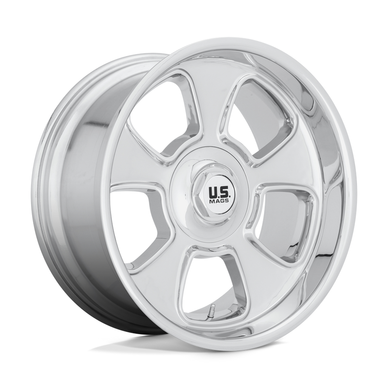 US Mag - U126 BOULEVARD - Polished - CHROME PLATED - 20" x 9.5", 1 Offset, 5x120.65/127 (Bolt Pattern), 78.1mm HUB
