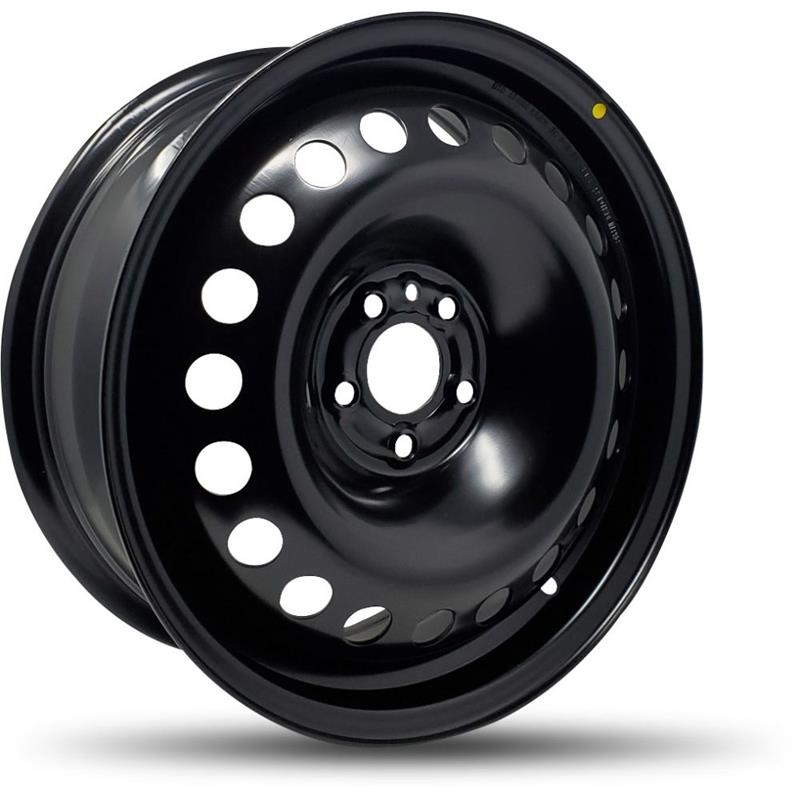 DTD - Steel - Black - Gloss Black - 16" x 6", 36 Offset, 5x98 (Bolt pattern), 58.1mm HUB