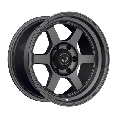 Blackhorn Offroad - BH01 - Gunmetal - Matt Gunmetal - 17" x 9", 12 Offset, 6x139.7 (Bolt Pattern), 106mm HUB
