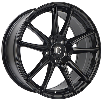 Ghost Wheels - Ghost - Black - Gloss Black - 17" x 7.5", 42 Offset, 5x114.3 (Bolt Pattern), 67.1mm HUB
