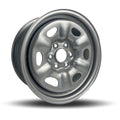 DTD - Steel - Silver - Gloss Silver - 16" x 7", 30 Offset, 6x120 (Bolt pattern), 67,10mm HUB