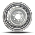 DTD - Steel - Silver - Gloss Silver - 16" x 6.5", 62 Offset, 6x130 (Bolt pattern), 84,00mm HUB