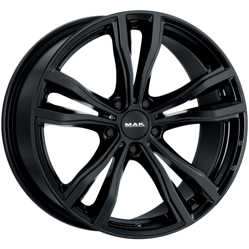 Mak Wheels - X-MODE - Black - GLOSS BLACK - 19" x 9", 32 Offset, 5x112 (Bolt Pattern), 66.6mm HUB