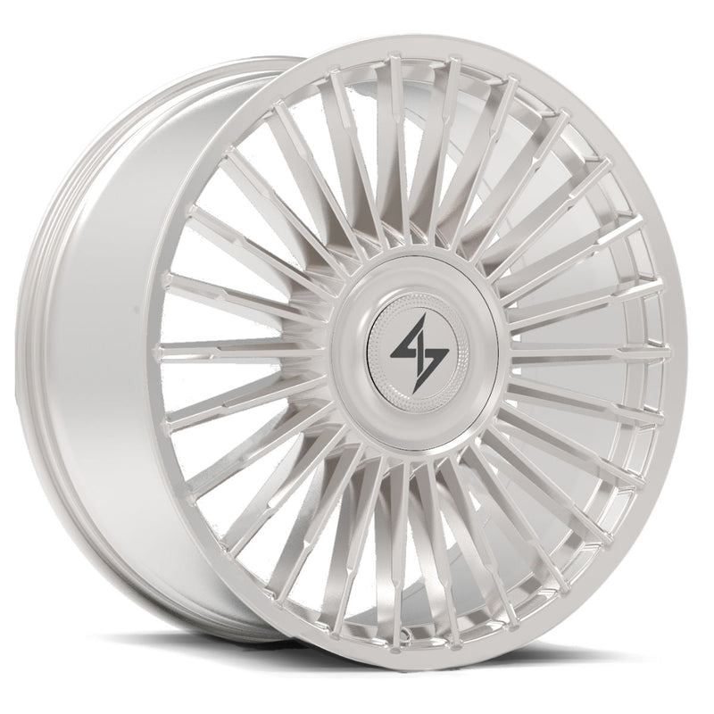 Sentali - Royale - Chrome - 24" x 10", 30 Offset, 5x120/127 (Bolt pattern), 74.1mm HUB
