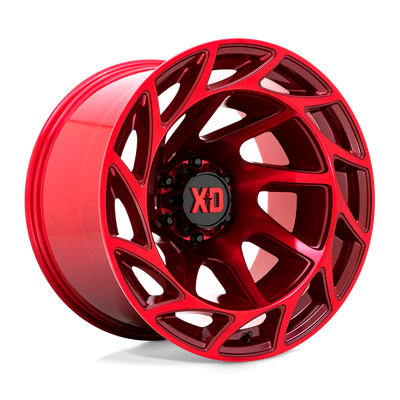 XD Series - XD860 ONSLAUGHT - CANDY RED - 22" x 12", -44 Offset, 6x139.7 (Bolt Pattern), 106.1mm HUB