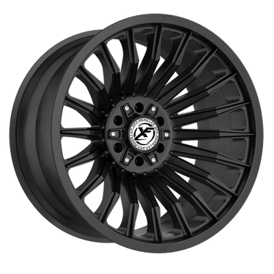 XF Off-Road - XF-231 - Black - Satin Black Dark Tint - 20" x 9", 0 Offset, 8x165.1/170 (Bolt pattern), 125.2mm HUB