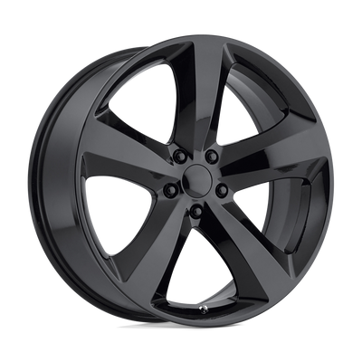 OE Creations - PR170 - Black - GLOSS BLACK - 20" x 8", 24 Offset, 5x115 (Bolt Pattern), 71.5mm HUB