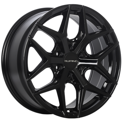 Ruffino Wheels - Demon - Black - Gloss Black - 18" x 8", 35 Offset, 6x120 (Bolt Pattern), 67.1mm HUB