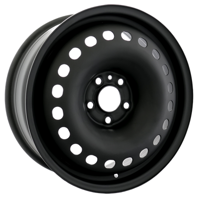 Envy Wheels - NX6 STEEL WHEEL - Black - FLAT BLACK - 17" x 7", 46 Offset, 5x110 (Bolt Pattern), 65.1mm HUB