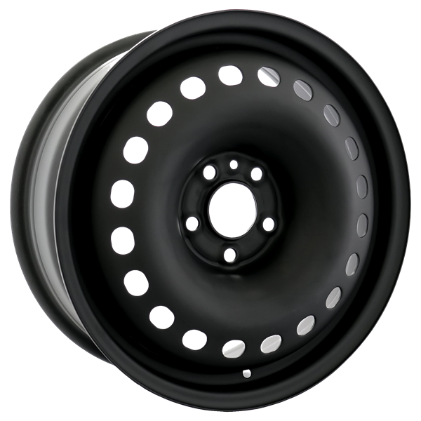 Envy Wheels - NX6 STEEL WHEEL - Black - FLAT BLACK - 17" x 7", 46 Offset, 5x110 (Bolt Pattern), 65.1mm HUB