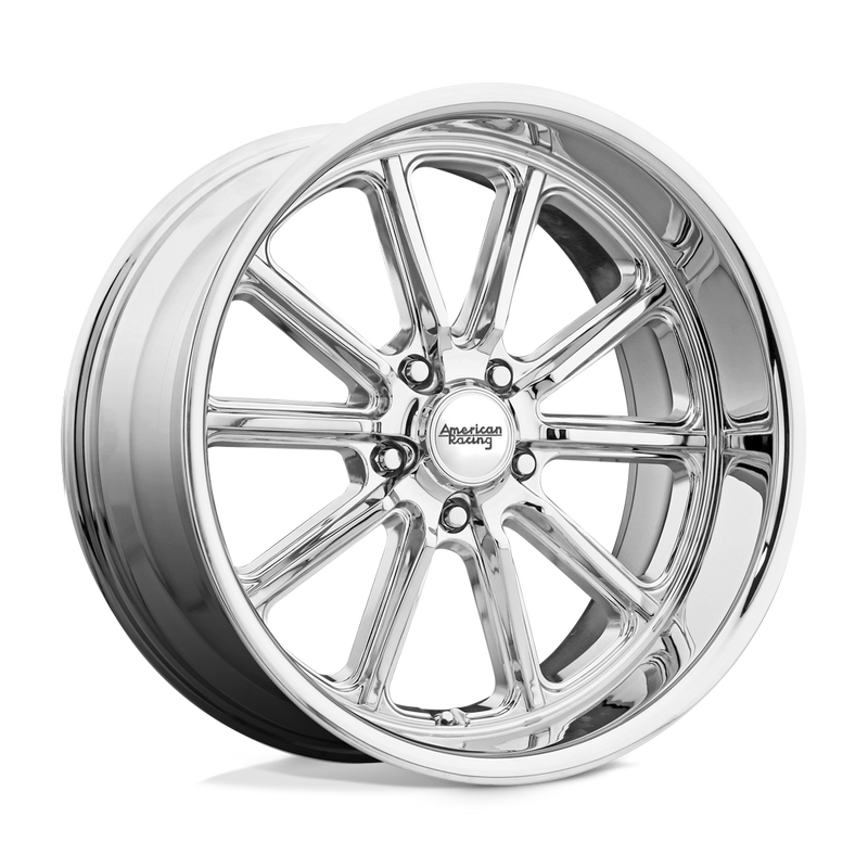 American Racing Vintage - VN507 RODDER - Chrome - Chrome - 17" x 7", 0 Offset, 5x114.3 (Bolt Pattern), 72.6mm HUB