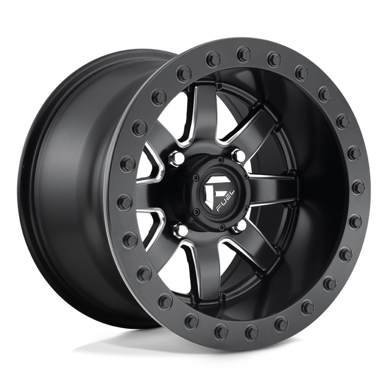 Fuel UTV - D928 MAVERICK BEADLOCK - Black - MATTE BLACK - 14" x 8", 0 Offset, 4x156 (Bolt Pattern), 132mm HUB