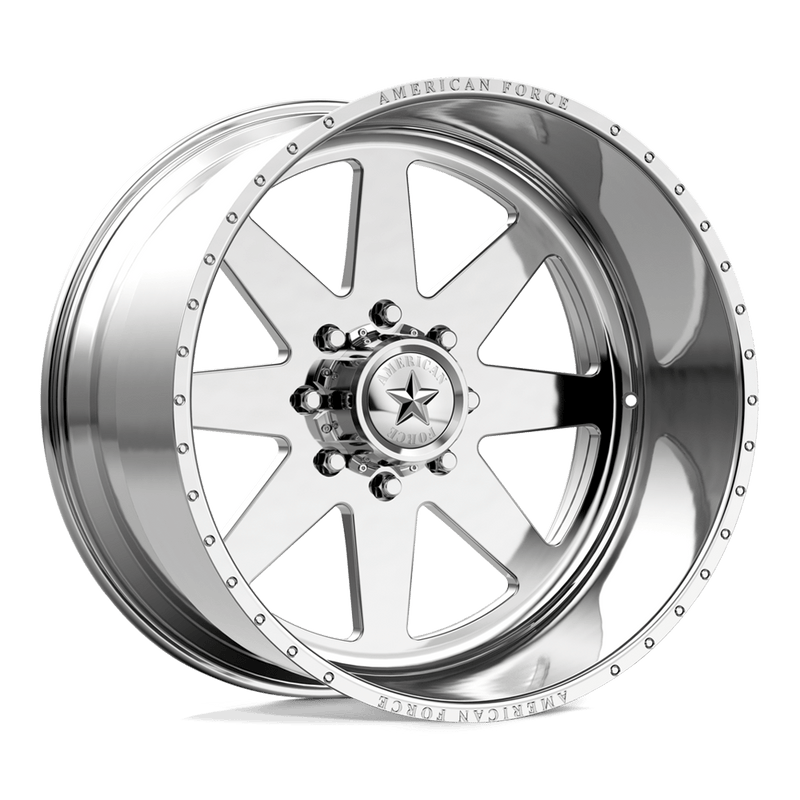 American Force - AFW 11 INDEPENDENCE SS - Polished - POLISHED - 22" x 12", -40 Offset, 8x180 (Bolt Pattern), 124.2mm HUB