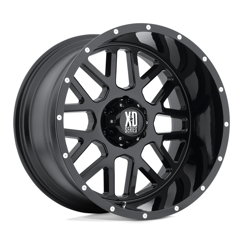 XD Series - XD820 GRENADE - Black - SATIN BLACK - 18" x 9", -12 Offset, 8x170 (Bolt Pattern), 125.1mm HUB