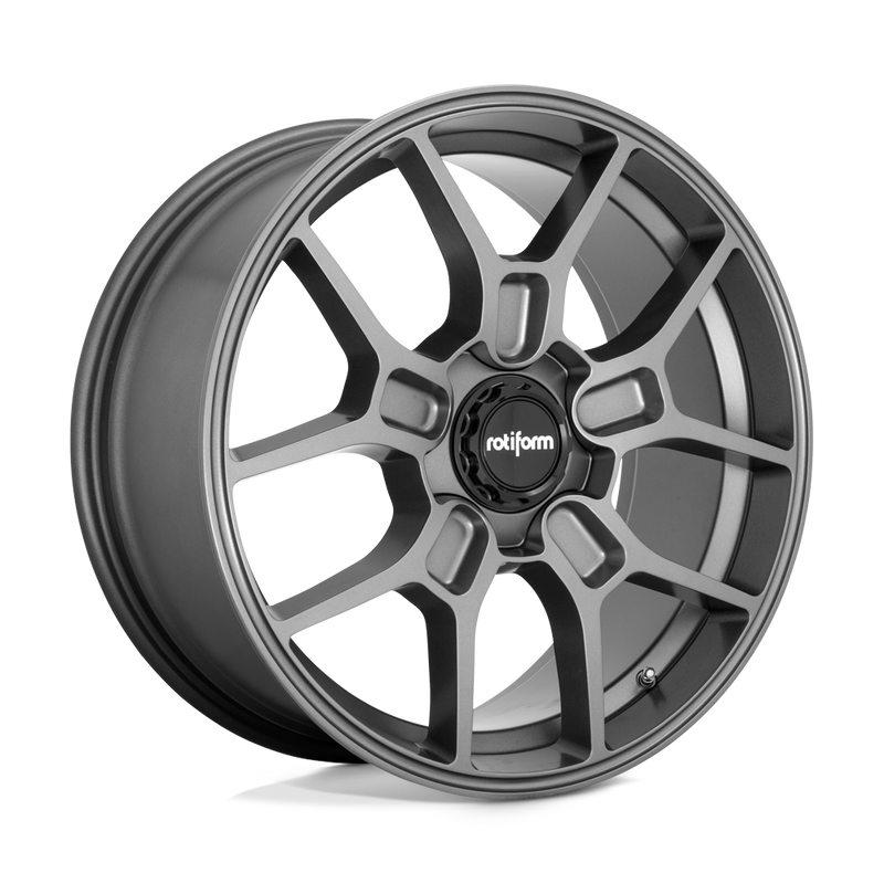 Rotiform - R178 ZMO - Gunmetal - MATTE ANTHRACITE - 19" x 8.5", 45 Offset, 5x108 (Bolt Pattern), 72.6mm HUB
