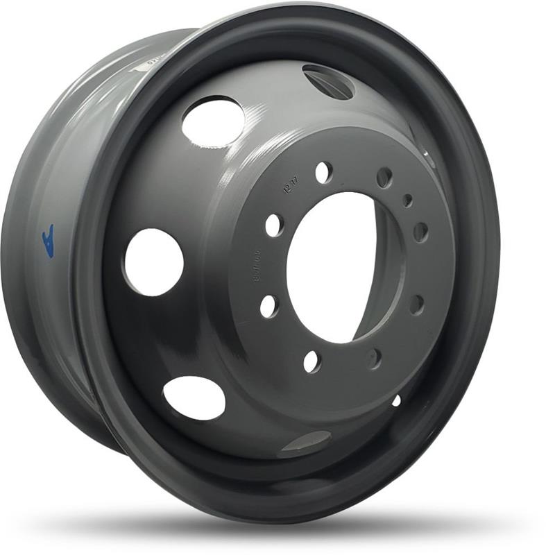 DTD - Steel - Silver - Gloss Silver - 16" x 6", 130 Offset, 8x165.1 (Bolt pattern), 124mm HUB