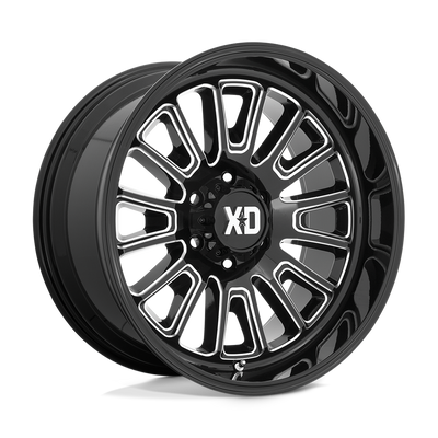 XD Series - XD864 ROVER - Black - GLOSS BLACK MILLED - 20" x 10", -18 Offset, 6x135 (Bolt Pattern), 87.1mm HUB