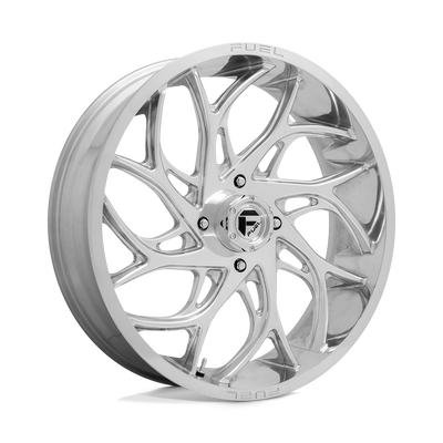 Fuel UTV - D204 RUNNER - Polished - POLISHED - 24" x 7", 13 Offset, 4x137 (Bolt Pattern), 110.1mm HUB