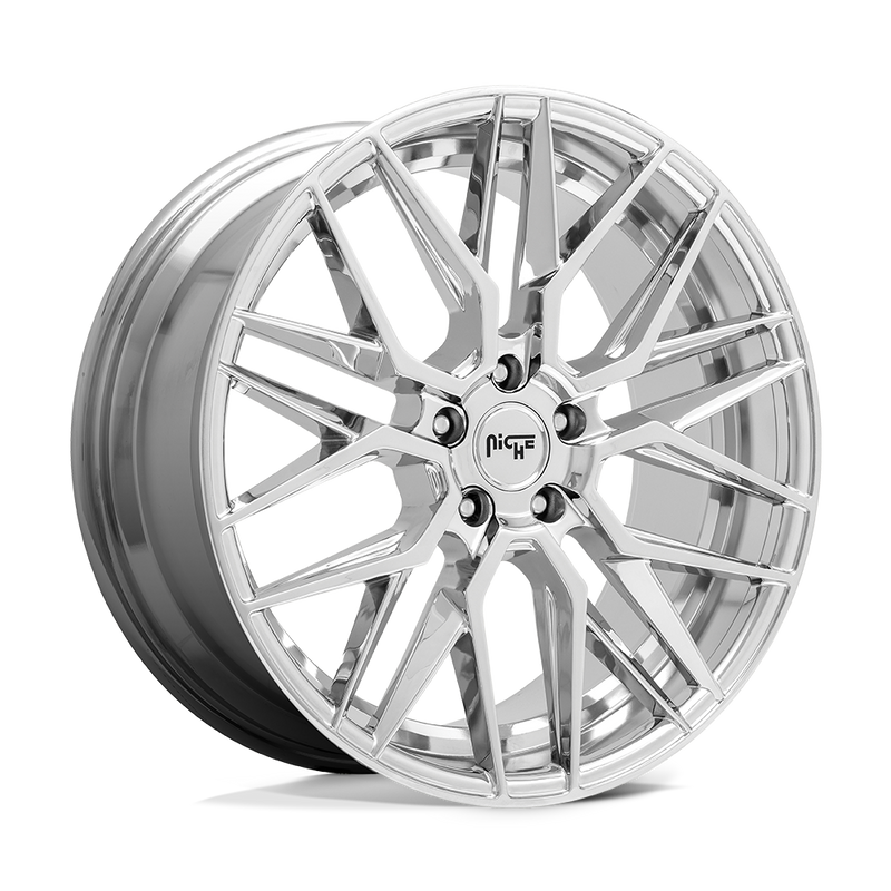 Niche - M249 GAMMA - Chrome - CHROME - 18" x 8", 42 Offset, 5x112 (Bolt Pattern), 66.6mm HUB
