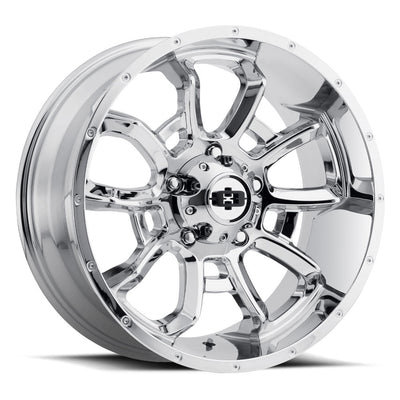 Vision Wheel Off-Road - 415 BOMB - Chrome - Chrome - 20" x 10", -25 Offset, 8x180 (Bolt Pattern), 124.2mm HUB