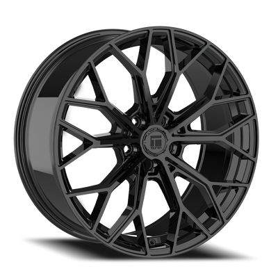 Touren - TF05 - Black - GLOSS BLACK - 20" x 9", 35 Offset, 5x120 (Bolt Pattern), 72.56mm HUB