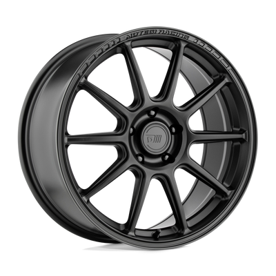 Motegi - MR140 SS10 - Black - SATIN BLACK - 18" x 8.5", 35 Offset, 5x114.3 (Bolt Pattern), 72.6mm HUB