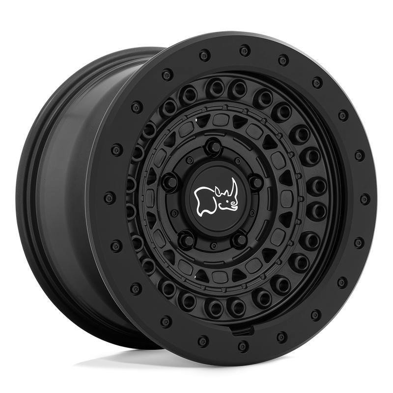 Black Rhino - BARRICADE - Black - GUN BLACK WITH BLACK ROCK GUARD - 18" x 9", -18 Offset, 6x139.7 (Bolt Pattern), 112.1mm HUB