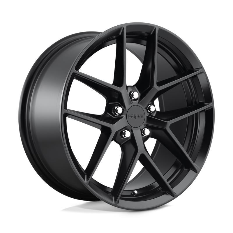Rotiform - R134 FLG - Black - MATTE BLACK - 19" x 8.5", 45 Offset, 5x112 (Bolt Pattern), 66.6mm HUB