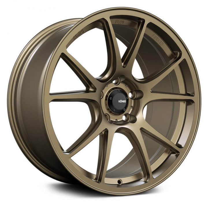 Konig - Freeform - Gold - Radium Bronze - 15" x 8", 25 Offset, 4x100 (Bolt Pattern), 73.1mm HUB