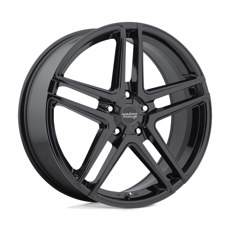 American Racing - AR907 - Black - GLOSS BLACK - 17" x 7.5", 42 Offset, 5x120 (Bolt Pattern), 74.1mm HUB