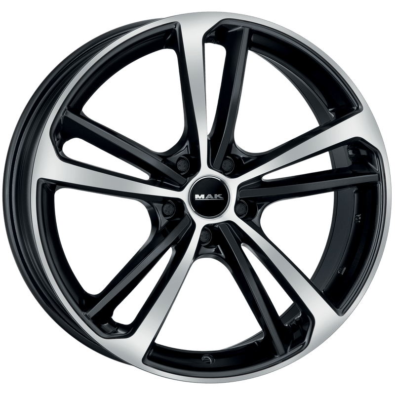 Mak Wheels - NURBURG - Black - BLACK MIRROR - 19" x 8", 33 Offset, 5x110 (Bolt Pattern), 65.1mm HUB