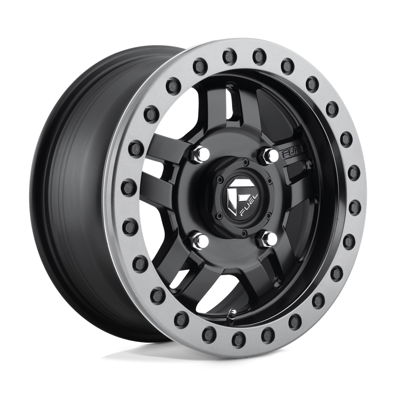 Fuel UTV - D917 ANZA BEADLOCK - Black - MATTE BLACK - 15" x 7", 38 Offset, 4x137 (Bolt Pattern), 110.1mm HUB