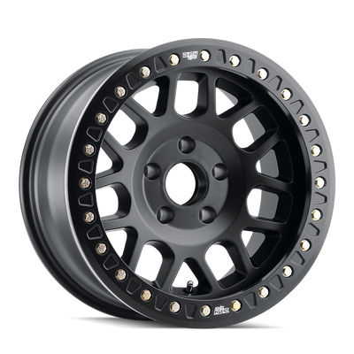 Dirty Life - MESA RACE - Black - MATTE BLACK - 17" x 9", -12 Offset, 8x165.1 (Bolt Pattern), 130.8mm HUB