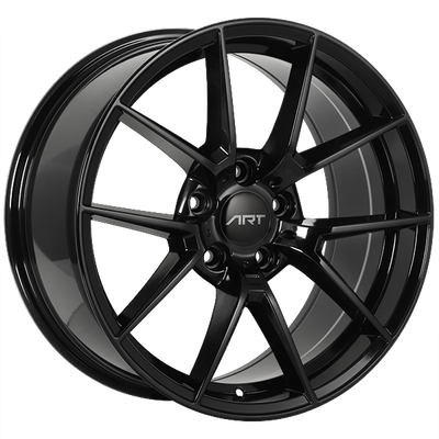 ART - Replica 133 - Black - Gloss Black - 18" x 8.5", 35 Offset, 5x120 (Bolt Pattern), 72.6mm HUB