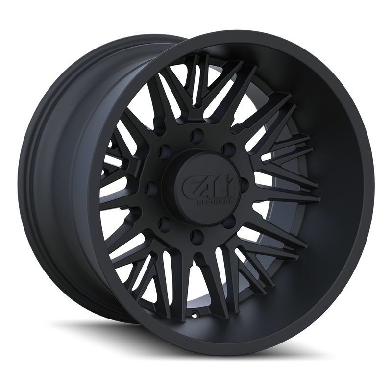 Cali Off-Road - RAWKON - Black - MATTE BLACK - 20" x 10", -25 Offset, 8x170 (Bolt Pattern), 130.8mm HUB