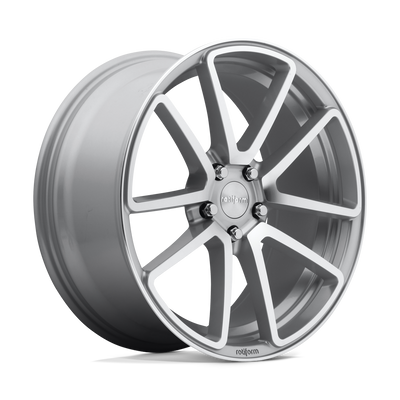 Rotiform - R120 SPF - Silver - Gloss Silver Machined - 18" x 8.5", 45 Offset, 5x112 (Bolt Pattern), 66.6mm HUB