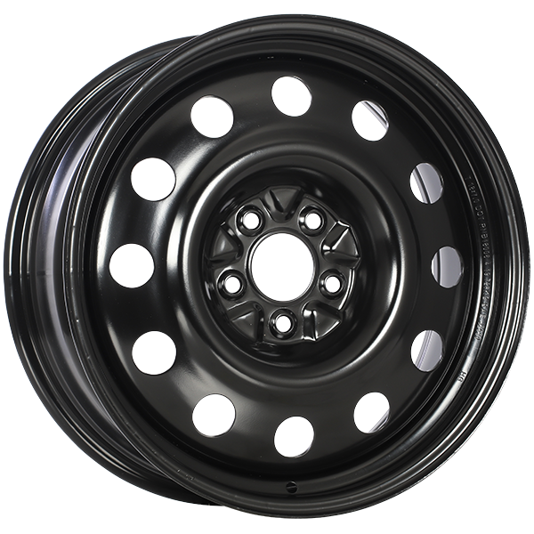 RNB - STEEL WHEEL - Black - Black E-Coating - 18" x 7", 40 Offset, 5x114.3 (Bolt Pattern), 67.1mm HUB