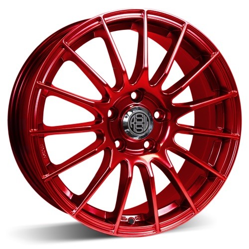 RSSW - Spirit - Sparkling Red - 16" x 6.5", 45 Offset, 5x114.3 (Bolt Pattern), 67.1mm HUB