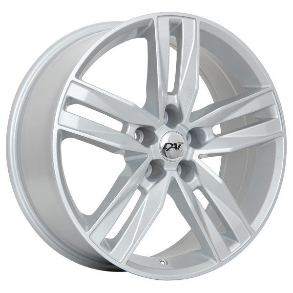 Dai Alloys - Prime - Silver - Metallic Silver - 18" x 8", 45 Offset, 5x120 (Bolt Pattern), 64.1mm HUB