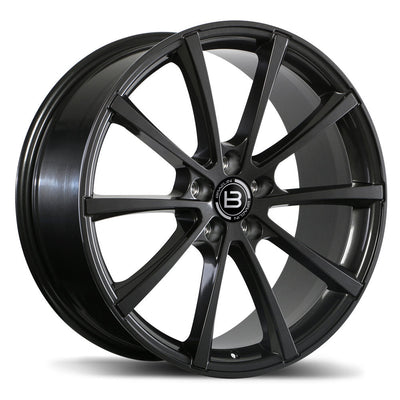 Braelin - BR09 - Gunmetal - Gloss Gunmetal - 20" x 8.5", 25 Offset, 5x108 (Bolt Pattern), 65.1mm HUB
