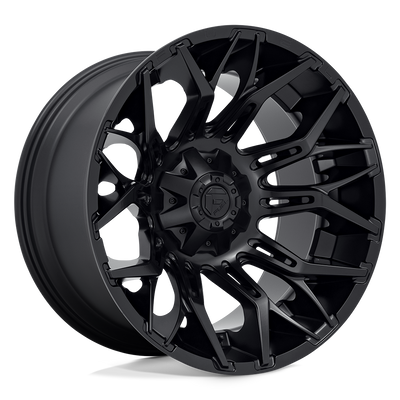 Fuel - D772 TWITCH - Black - BLACKOUT - 22" x 12", -44 Offset, 5x139.7/150 (Bolt Pattern), 110.1mm HUB