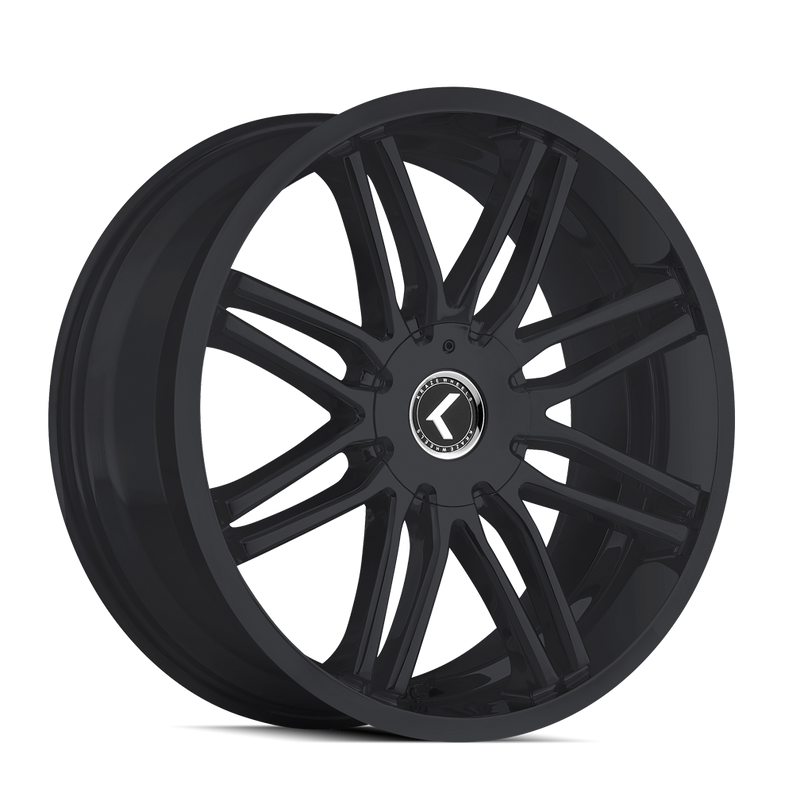 Kraze Wheels - CRAY - Black - SATIN BLACK - 18" x 8", 40 Offset, 5x110/115 (Bolt Pattern), 73mm HUB
