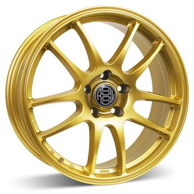 RSSW - Velocity - Gold - Gold - 17" x 7", 35 Offset, 5x100 (Bolt Pattern), 73.1mm HUB